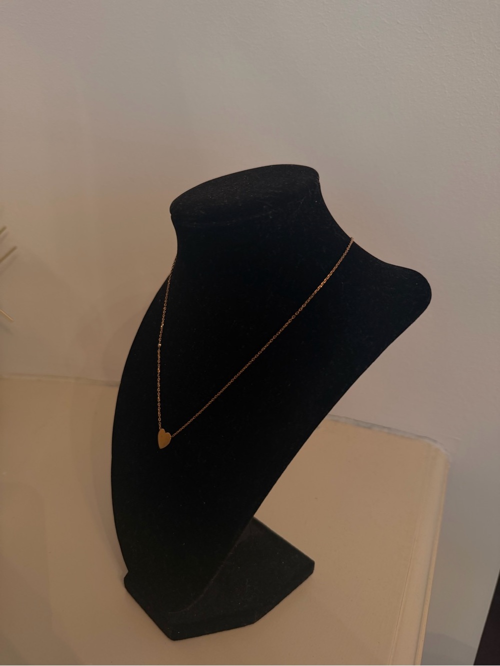 Gold Heart Pendant Necklace - Women Jewelry